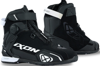 Ixon Bull 2 Chaussures de moto imperméables,  noir-blanc,  taille 47 pour Hommes