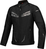 Ixon Caliber Veste textile imperméable à l’eau pour moto,  noir,  taille XL pour Hommes