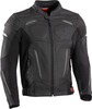 Ixon Ceros Veste en cuir de moto,  noir-gris,  taille 2XL pour Hommes
