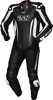 IXS X-Sport RS-1000 Costume en cuir One Piece Motorcycel Noir Blanc 54