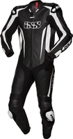 IXS X-Sport RS-1000 Costume en cuir One Piece Motorcycel Noir Blanc 54