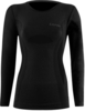 Lenz 6.0 Merino Round Neck Dames Longsleeve Noir M