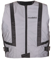 Modeka Doc Silver Avertissement Vest,  gris,  taille L pour Hommes
