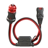NOCO Câble chargeur de batterie 12V Dual-Size Male Plug allume-cigare 60cm X-Connect 12V