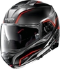 Nolan N100-5 Balteus N-Com casque Noir Rouge L