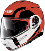 Nolan N100-5 Consistency N-Com Casque Blanc Rouge S