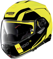 Nolan N100-5 Consistency N-Com Casque Noir Jaune L