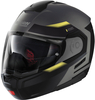Nolan N90-3 Reflector N-Com Casque,  noir-jaune,  taille XS pour Hommes