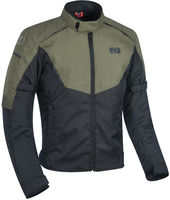 Oxford Delta Veste textile de moto,  noir-vert,  taille 4XL pour Hommes