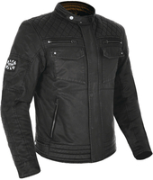 Oxford Hardy Wax Veste Textile moto,  noir,  taille S pour Hommes