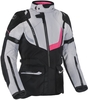 Oxford Montreal 3.0 Veste textile de moto de dames Noir Blanc Rose L