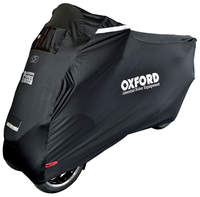 Oxford Protex Stretch-Fit Outdoor MP3 Housse de moto,  noir