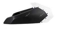 Race Tech Ou es de radiateur supérieures blanches/noires Yamaha YZ250/450F