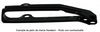 Race Tech Patin de bras oscillant noir Husaberg TE125/250/300