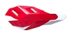 Race Tech Protèges-mains HP3 Cross/Enduro rouge/blanc,  transparent