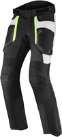 Rebelhorn Borg Pantalon textile de moto Noir Blanc Jaune 4XL