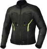 Rebelhorn Borg Veste textile de moto Noir Gris Jaune XS