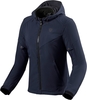 Revit Burn 2 Veste textile de moto de dames Bleu 46