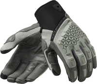 Revit Caliber Gants de moto,  gris,  taille S pour Hommes