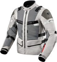 Revit Cayenne 2 Veste textile de moto,  argent,  taille M pour Hommes