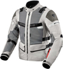 Revit Cayenne 2 Veste textile de moto,  argent,  taille S pour Hommes
