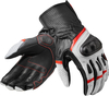 Revit Chevron 3 Gants de moto Noir Blanc Rouge M