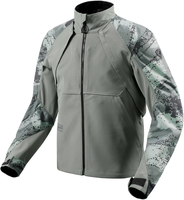 Revit Continent Veste textile de moto,  gris,  taille L pour Hommes