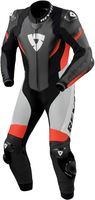 Revit Control Combinaison en cuir de moto d’une seule pièce,  noir-blanc-rouge,  taille 50 pour Hommes
