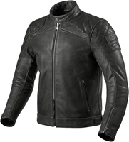 Revit Cordite Veste en cuir de moto Noir 48