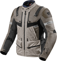 Revit Defender 3 GTX Veste textile de moto,  noir-beige,  taille L pour Hommes