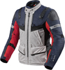 Revit Defender 3 GTX Veste textile de moto,  rouge-bleu,  taille L