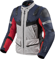 Revit Defender 3 GTX Veste textile de moto,  rouge-bleu,  taille M