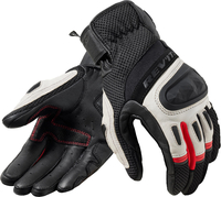 Revit Dirt 4 Gants de moto,  noir-rouge,  taille S pour Hommes