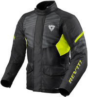 Revit Duke H2O Veste textile de moto,  noir-jaune,  taille 3XL