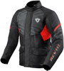 Revit Duke H2O Veste textile de moto,  noir-rouge,  taille M