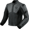 Revit Matador Veste en cuir de moto,  noir-gris,  taille 56