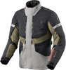 Revit Neptune 3 GTX Veste textile de moto imperméable,  noir-gris-vert,  taille S pour Hommes