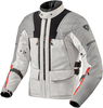 Revit Offtrack 2 H2O Veste textile de moto,  gris-argent,  taille 2XL