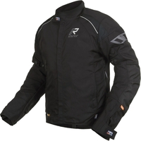 Rukka Herm Gore-Tex Veste textile de moto,  noir-argent,  taille 46 pour Hommes
