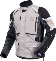 Rukka Madagasca-R Veste textile de moto,  noir-beige,  taille 46 pour Hommes