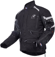 Rukka Madagasca-R Veste textile de moto,  noir-gris,  taille 66 pour Hommes