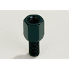SHIN YO Adaptateur de rétroviseur trou M8 droit sur boulon M10 droit noir