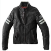 Spidi Vintage Veste en cuir de moto de dames,  noir-gris,  taille 50 pour Femmes