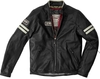 Spidi Vintage Veste en cuir de moto,  noir-gris,  taille 50 pour Hommes