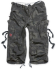 Surplus Engineer Vintage 3/4 Short,  noir,  taille 2XL pour Hommes