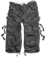 Surplus Engineer Vintage 3/4 Short,  noir,  taille L pour Hommes