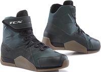 TCX District Chaussures de moto imperméables Noir Brun 42