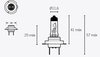 V PARTS Ampoule H7 12V 55W