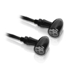 V PARTS Clignotants LED Aluminium clair universel,  noir