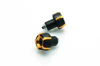 V PARTS Embouts de guidon Spark Ø18mm Noir/Or